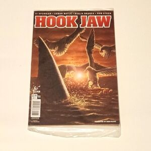 *4 for $30* Hook Jaw #1 Sealed Variant Comic - Shark Attack Horror Titan Comics
